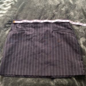 Vintage Pin stripe mini skirt